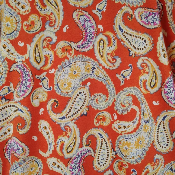 J. Jill Paisley Tank Top - Red, Yellow, Blue And Purple Size Small - Picture 8 of 9